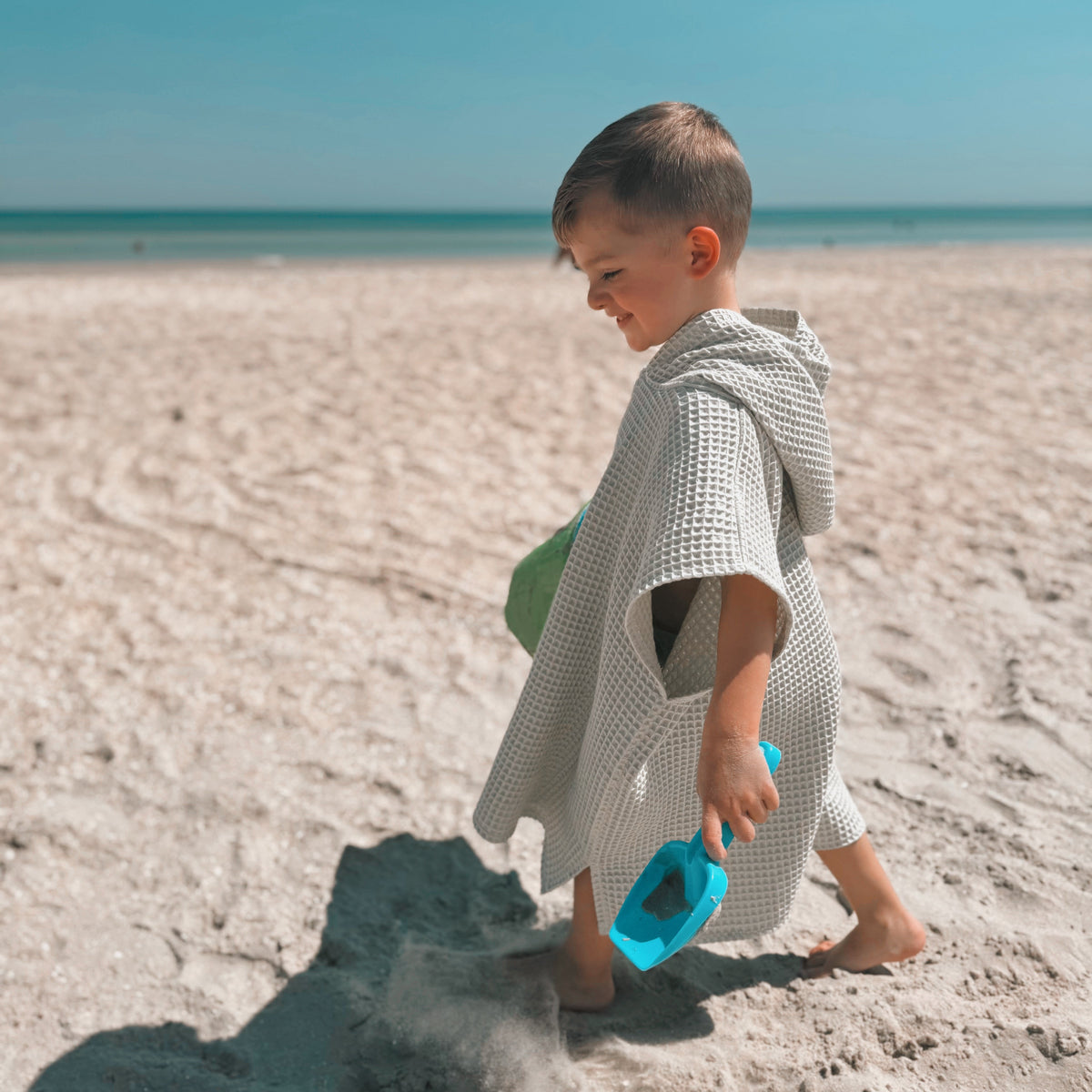 Beach Blankie Poncho - Seagrass