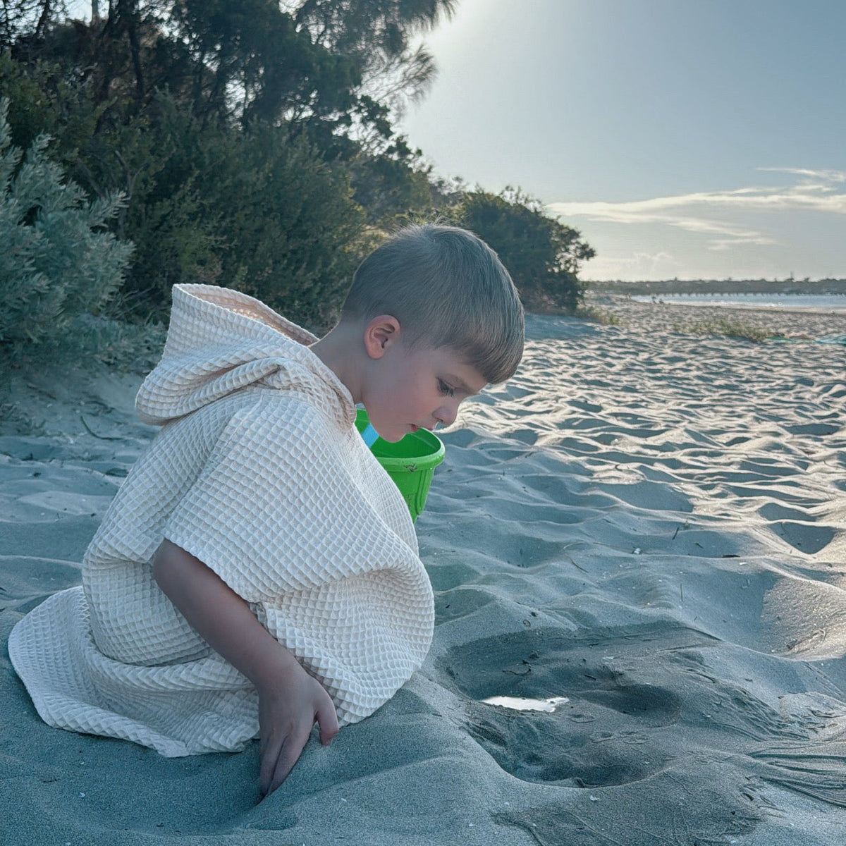 Beach Blankie Poncho - Sand