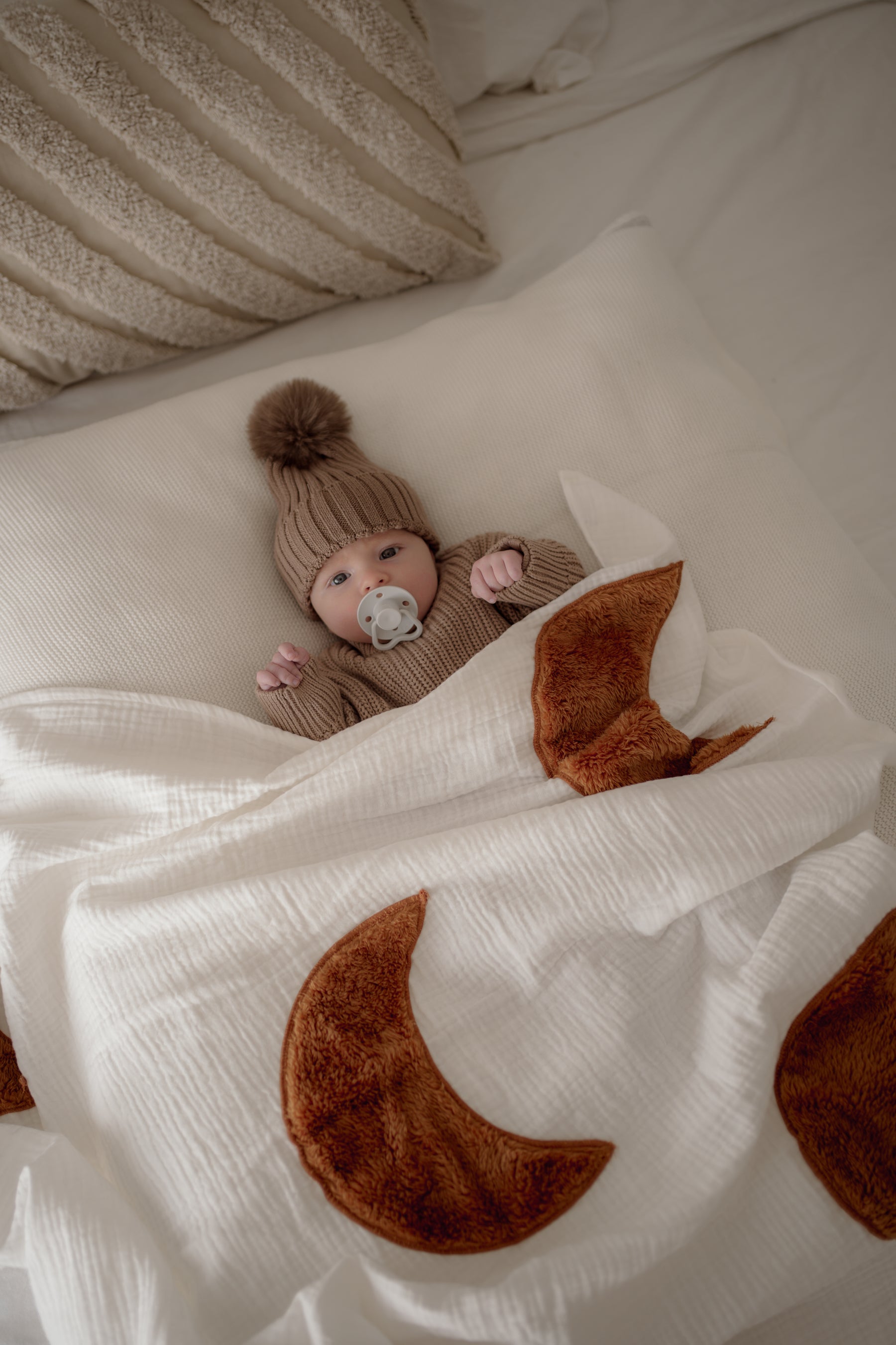 Plush Embroidered Muslin Blankie