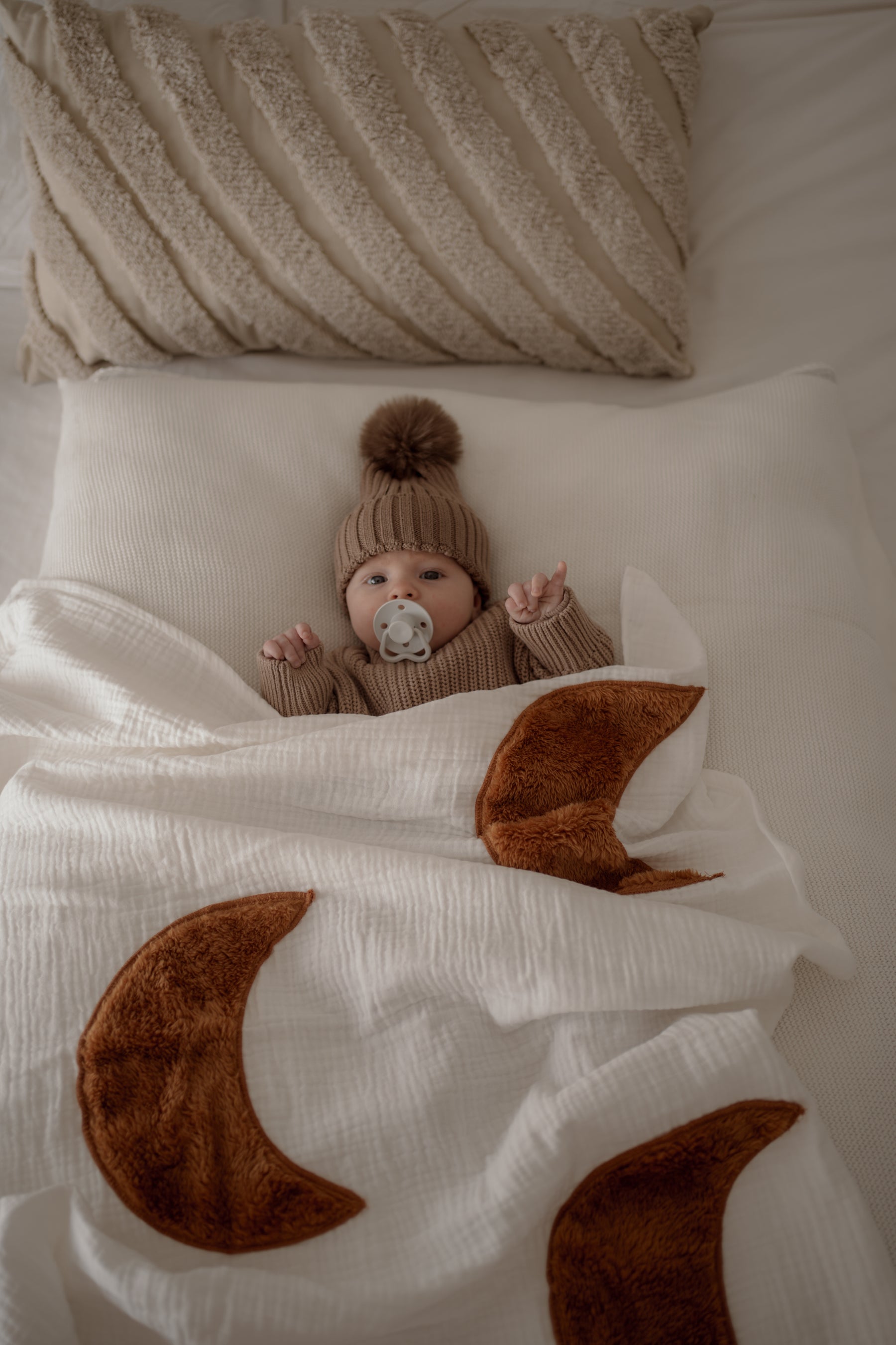 Plush Embroidered Muslin Blankie