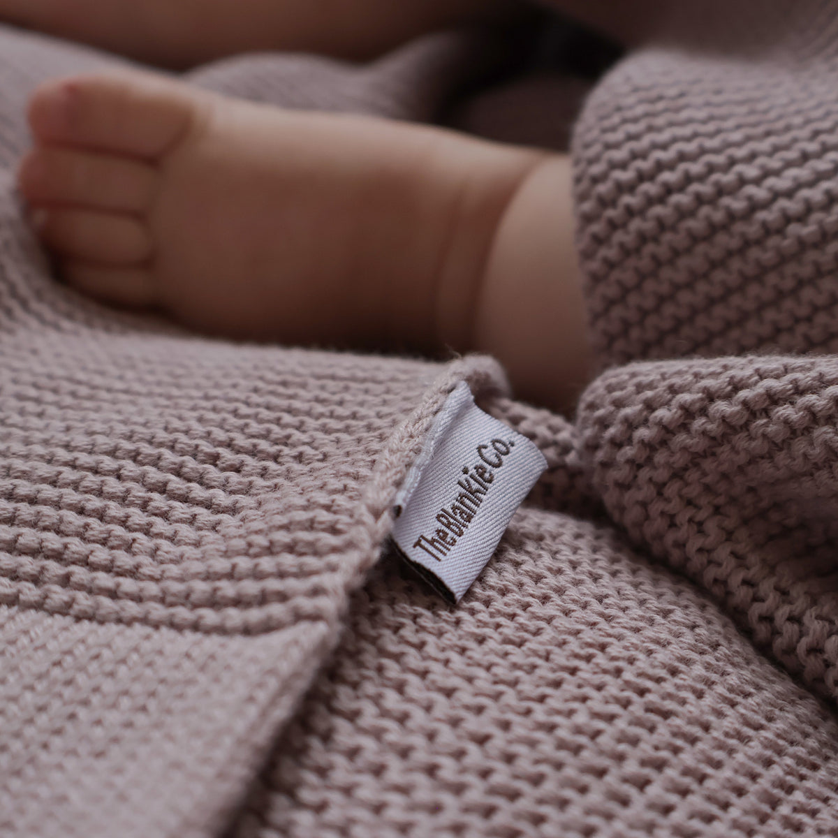 Classic Knit Blankie - Dusty Lilac