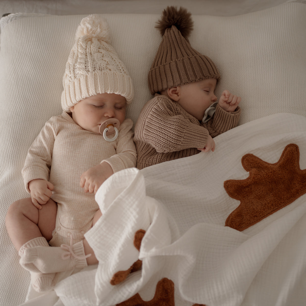 Plush Embroidered Muslin Blankie - Sunrise