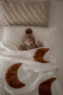 Plush Embroidered Muslin Blankie